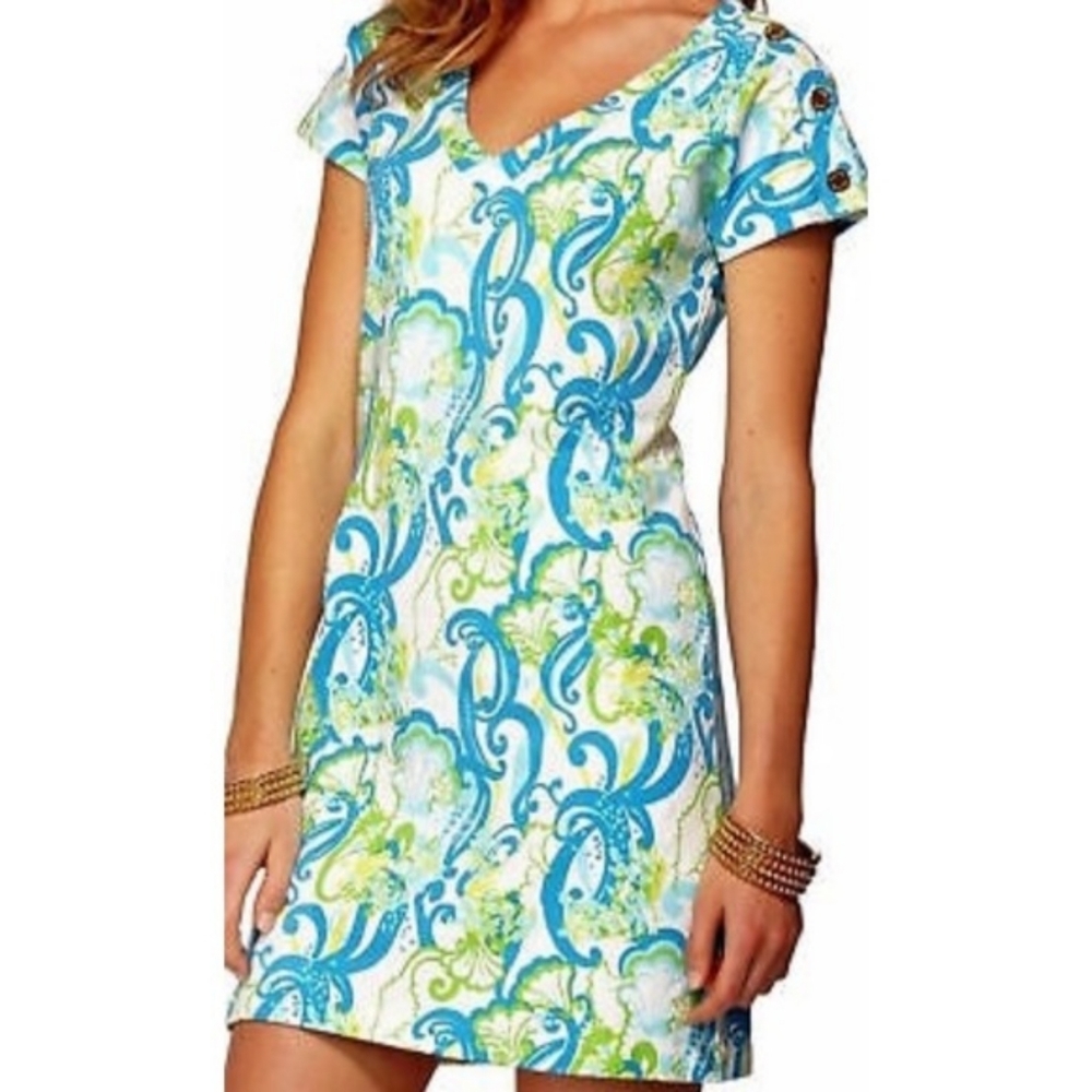 Lilly Pulitzer Hayley Dress in Crystal Coast Print